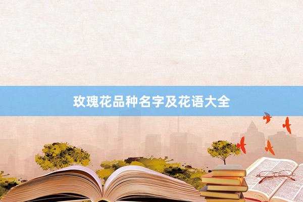 玫瑰花品种名字及花语大全